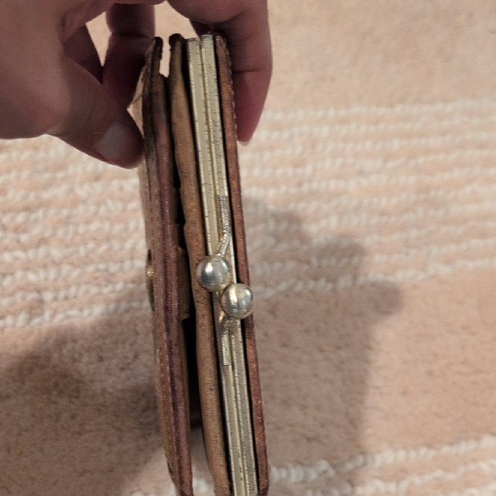 Coach Tan Leather Women's Wallet - Picture 10 of 14